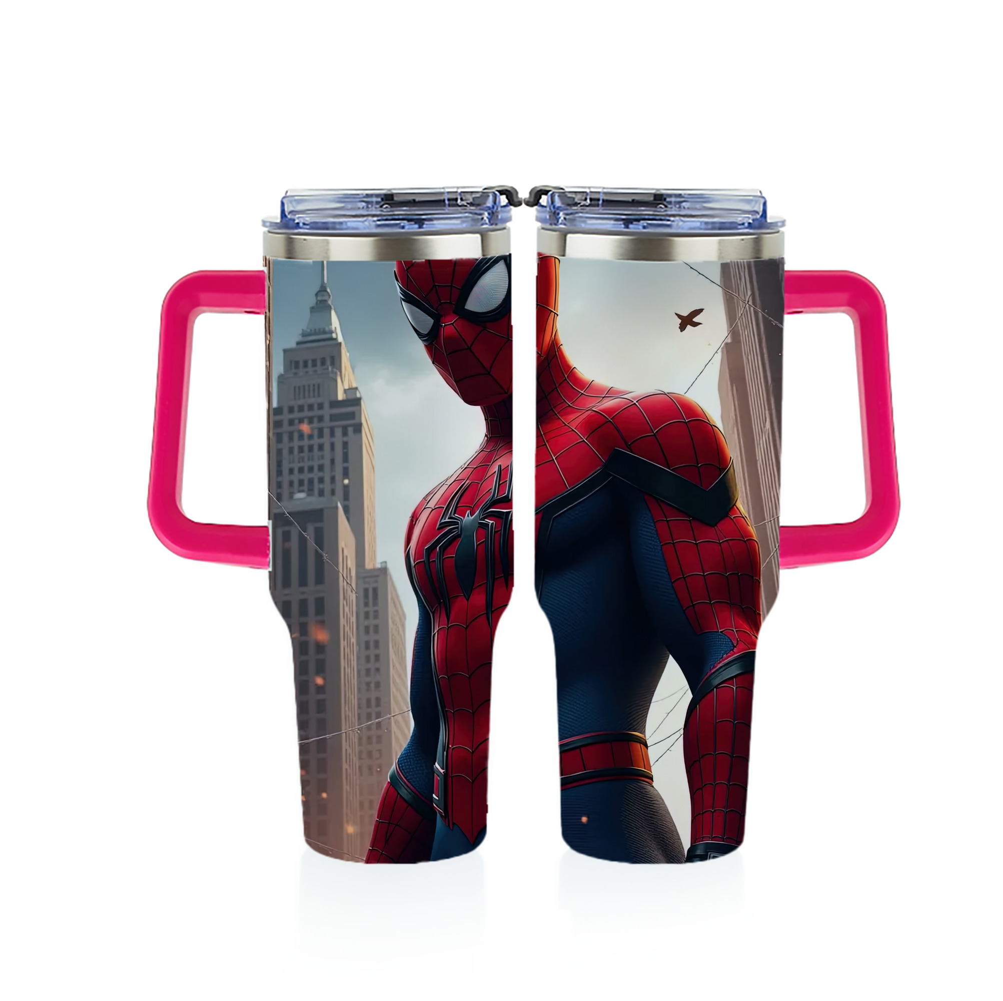 （画像用） Spider Man スパイダーマン 1200ｍLフルプリント車用タンブラー